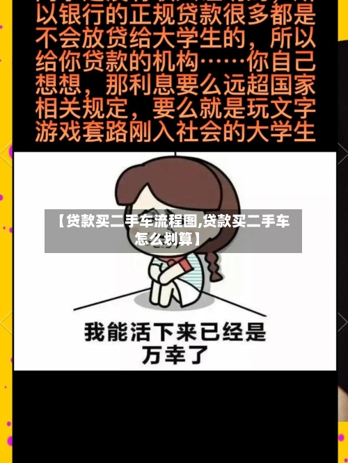 【贷款买二手车流程图,贷款买二手车怎么划算】