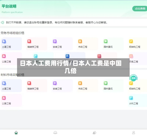 日本人工费用行情/日本人工费是中国几倍