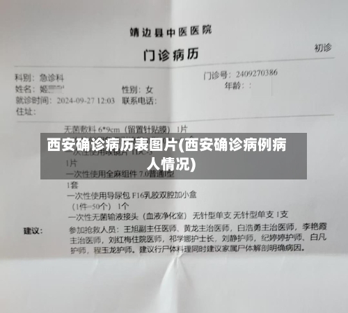 西安确诊病历表图片(西安确诊病例病人情况)