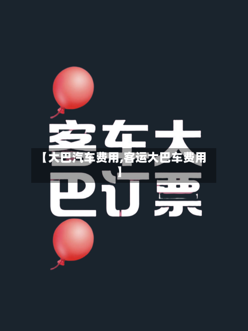 【大巴汽车费用,客运大巴车费用】-第2张图片