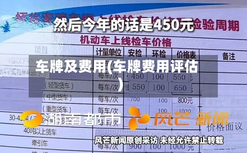 车牌及费用(车牌费用评估)