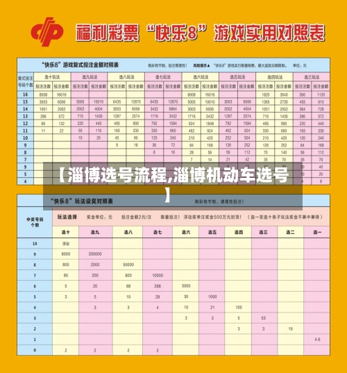 【淄博选号流程,淄博机动车选号】