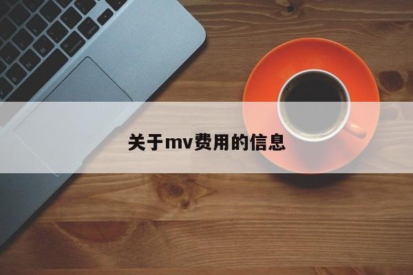 关于mv费用的信息